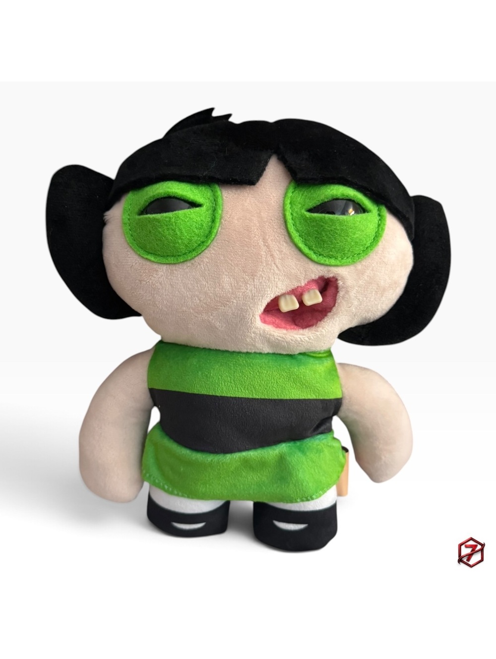 Fuggler x The Powerpuff Girls Buttercup Green 9in Plush ZURU Crossover